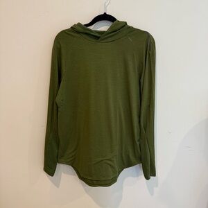 Lululemon License to Train Green Hoodie Men’s Medium Active Athleisure Sporty
